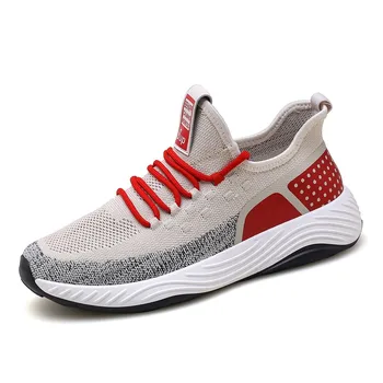 

Men's Casual Shoes Light Fashion Sneakers Trend Rubber Air Mesh Comfortable Breathable Zapatos Hombre Hoat sale Popular shoes