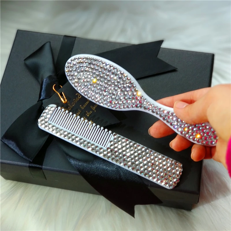 Curler Hair-Care Baby-Brush-Comb Sparkly-Head-Massager Newborn Infant Gift Girl Bling