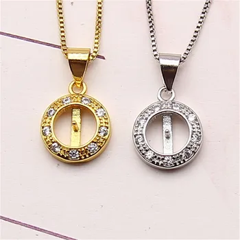 

Pendant Fitting Pearl Accessories 925 Silver Ring Jewelry DIY No Pearl no chain Free Shipping