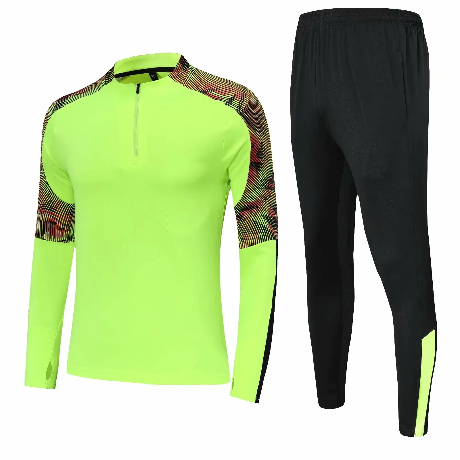 HQ Men Children Gym Suit Soccer Football Jerseys Sport Running Training Fitness Tracksuit Sportswear Long Sleeve Hoodie Sweater sports suit,football training kit