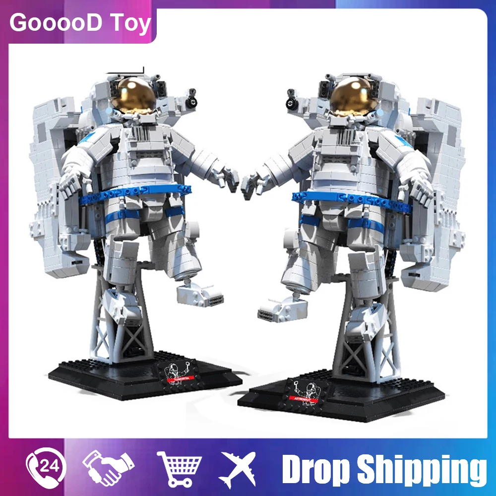 

1515Pcs Technical Robot Aerospace Universe Astronaut Aviation Rocket Space Science Building Blocks Bricks City Toys for Boy Gift