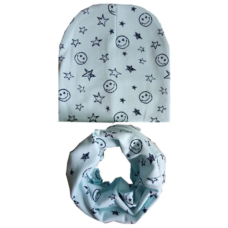 star smile light blue