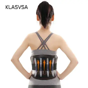 

KLASVSA Adjustable Belt For The Back 4 Plate Waist Posture Corrector Braces Support Release Pain From Illness Bone Care