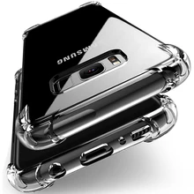  Shockproof Clear Soft Silicone Case For Samsung Galaxy S20 S21 S22 Ultra FE S8 S9 S10 Plus Note 9 10 20 A50 A51 A70 A71 A53 Case 