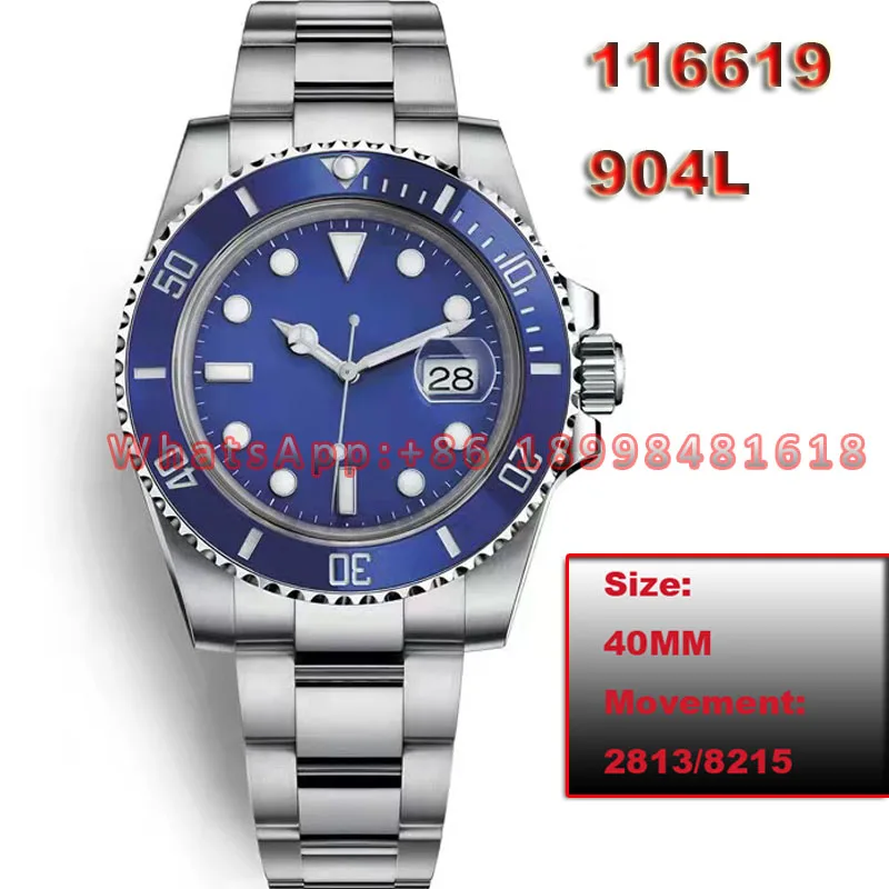Мужские часы GMT Master 126710 AAA копия автоматические механические с 904L нержавеющая