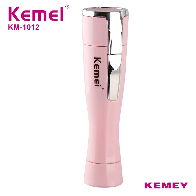 

Kemei Mini Electric Ladies Epilator Razor Female Portable Razor for Underarm Body Facial Travel Essentials KM-1012