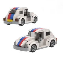 

MOC Mini Travel Van Car Building Blocks Set Idea Bus Taxi Model Bricks Assemble Vehicle Toys For Children Kid Birthday Xmas Gift