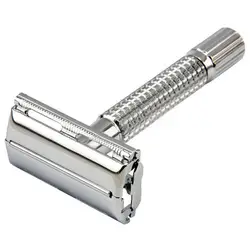 Men Classic Manual Double-Edged Hair Removal Blade Beard Trimmer Shaver