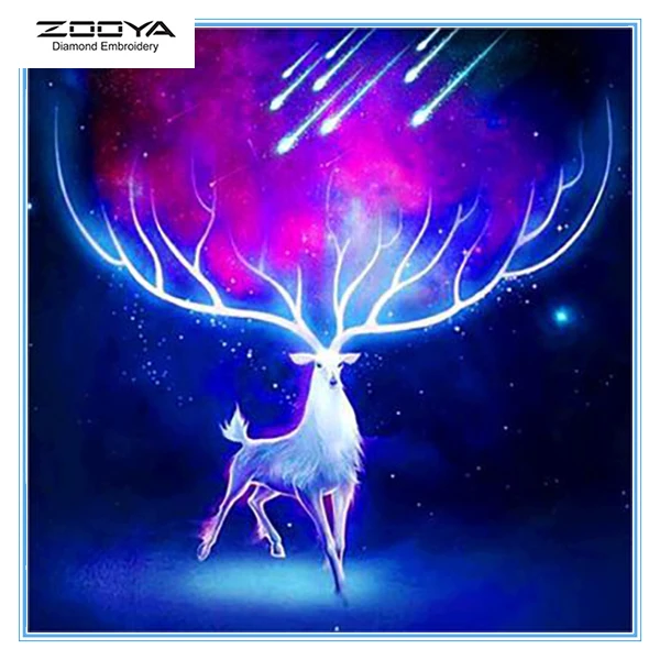 Zooya 5D Diy Алмазная картина фантазия олень Новый 3D кристальная вышивка крестиком
