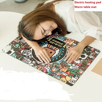

Warm table mat heating pad office desktop electric heating writing pad warm table treasure heating mouse pad heating table mat