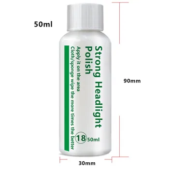 

Hot 20/50ml Car Headlight Retreading Agent Lamp Scratch Oxidized Bright Plating Crystal Repair Liquid Set