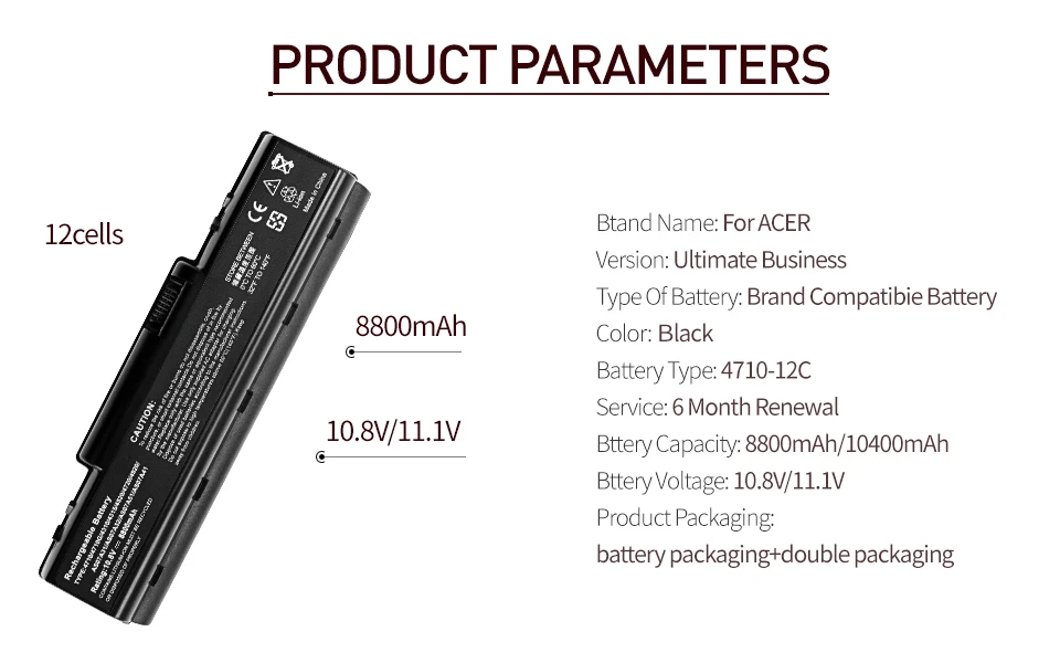 8800 мА/ч, AS07A31 AS07A41 AS07A71 Батарея для acer Aspire 4315 4320 4330 4530 4535 4535G 4710G 4710Z 4715Z 4720Z 4720G 4730