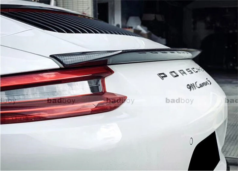 Спойлер для Porsche 911 Carrera Высокое качество углеродного волокна крыло выступ спойлеры