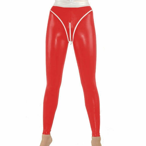 red tight trousers