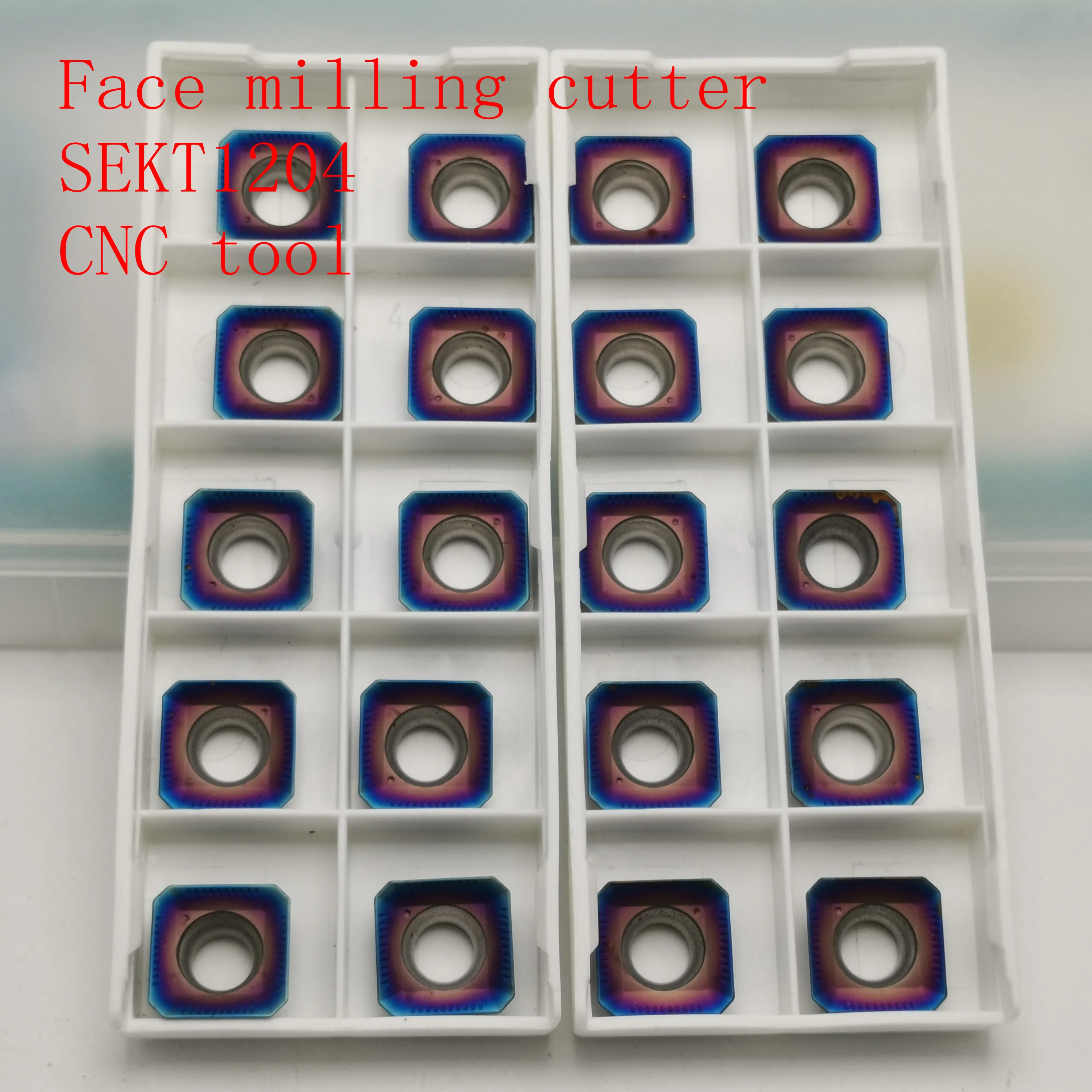 

Made in China SEKT1204 milling insert, face milling cutter carbide tool CNC tool