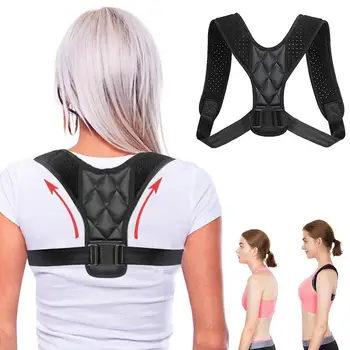 

Back Braces Ladies Adult Adjustable Posture Corrector Back Spine Support Belt Breathable Corrective Shoulder Strap Health Care