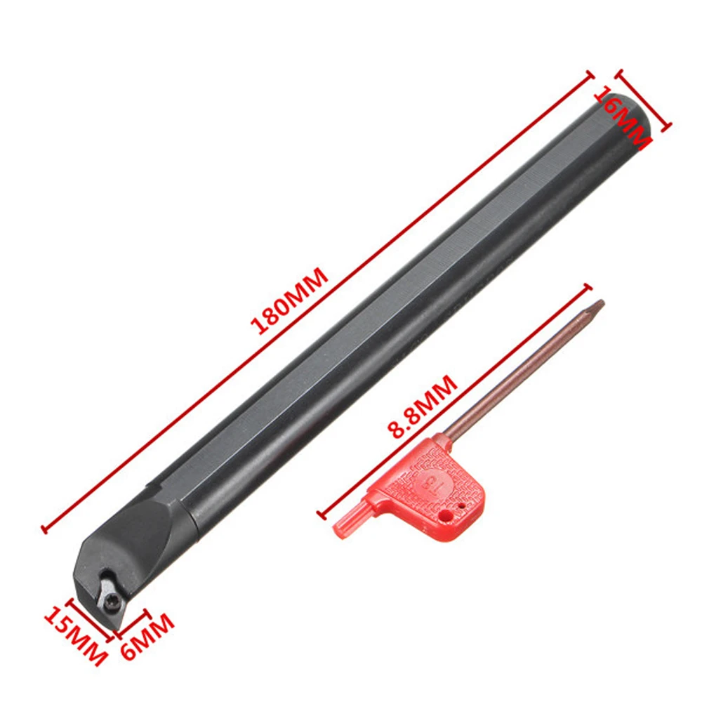 

S16Q-SDUCR07 16x180mm CNC Internal Turning Toolholder + Wrench for DCMT07020