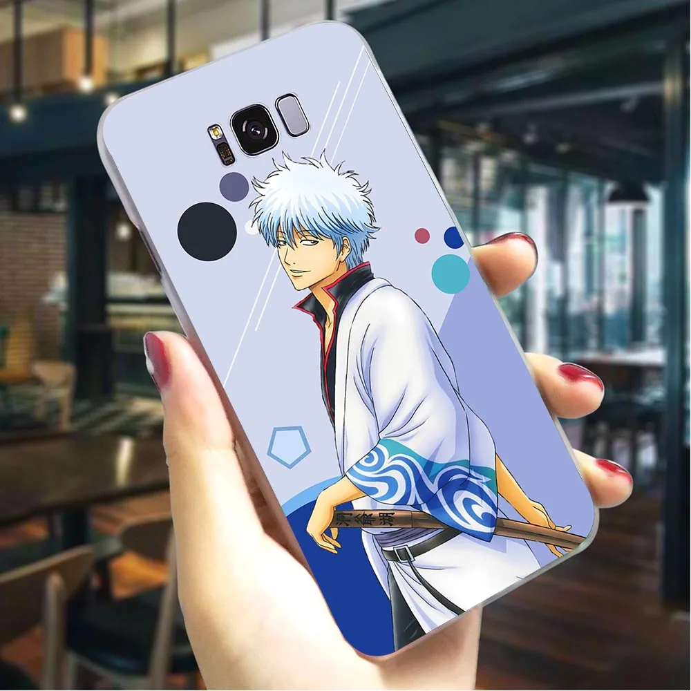 Чехол для телефона Samsung S10 Plus Anime Gintama Note 8 9 M10/M20/M30 Galaxy S6/S7 Edge S8/S9/S10 S10e жесткий