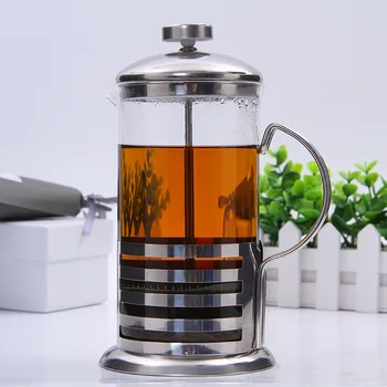 

350ML Cross-Border Stainless Steel Coffee Pot French Press Tea Making Pot Stainless Steel Tea Maker 350Ml Wholesale