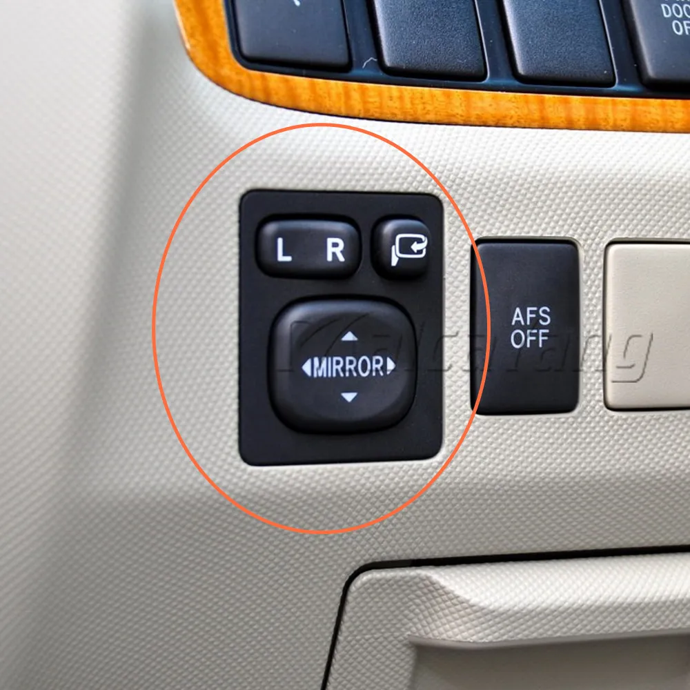 الكهربائية الرؤية الخلفية للطي مرآة التحكم التبديل أجزاء لتويوتا كورولا ، سليل ، Rav4 ، فيوس ، كامري ، 84872-52040 ، 1 قطعة