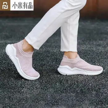 

Youpin FREETIE women walking shoes flying woven Sneaker waterproof One-piece socks City Running shoe Couple Casual Shoes