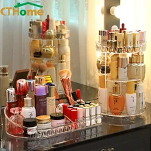 1PC 360 Grad Rotation Transparent Kosmetik Acryl Lagerung Box Spin Multi-funktion Abnehmbare Make-Up Schönheit Schublade Veranstalter