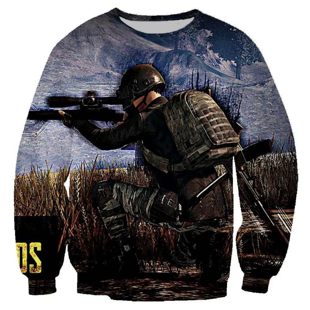 03 Толстовки с 3D принтом, популярная игра PUBG Harajuku, Мужской пуловер, толстовки с длинным рукавом, с круглым вырезом, уличная толстовка, одежда, Sudaderas, 5XL - Цвет: 03