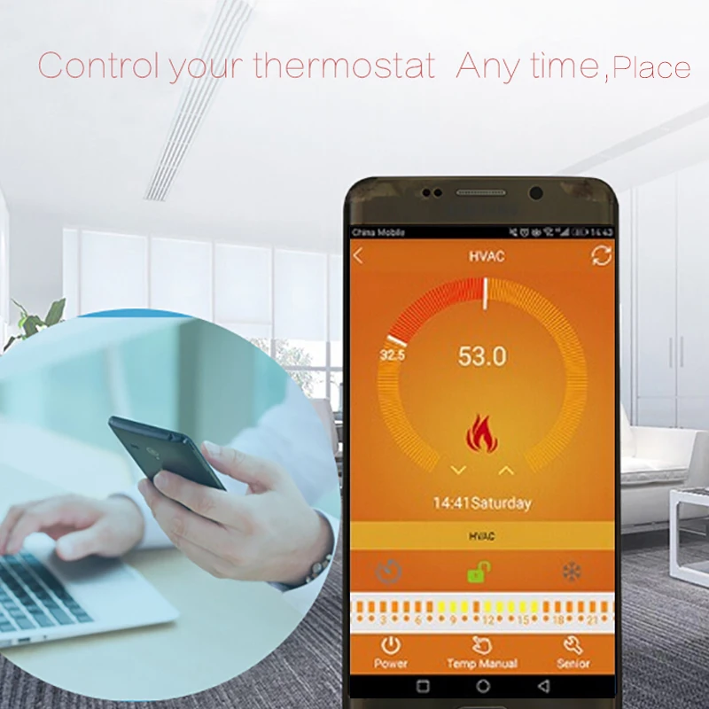 Beok Wifi версия термостат для подогрева полов программируемый Терморегулятор с Google Home Amazon Alexa