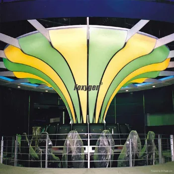 

Foxygen industrial UV printed 3D stretch ceiling film PVC panel roof design