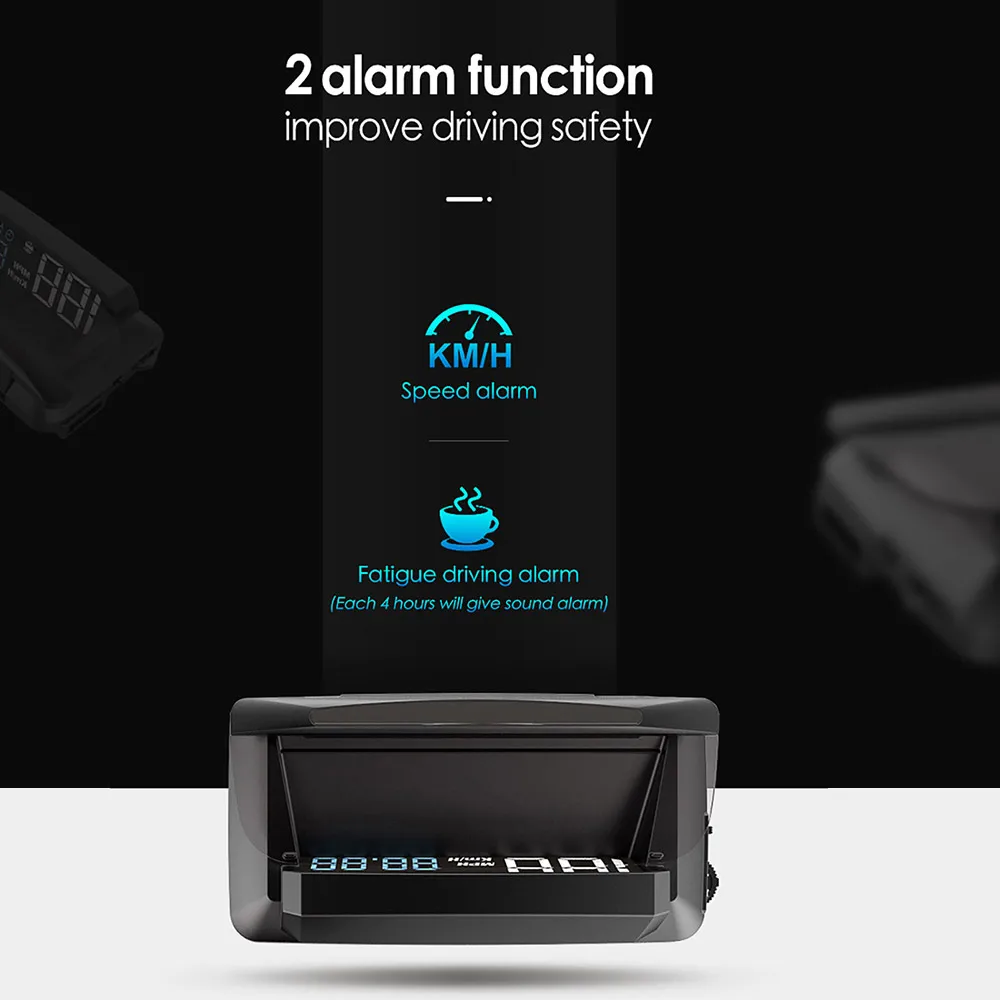  ڵ GPS HUD  ÷ ӵ, ڵ ӵ ,  , Ʈ  ȣȯ , KMH/KPM H400G