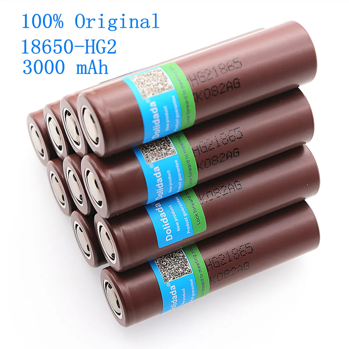 10 шт. Dolidada 18650 батарея HG2 3000 mah 3,7 v аккумуляторная батарея для LG HG2 18650 литиевая батарея 3000 мА* ч