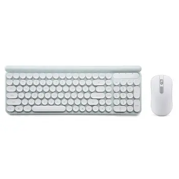 

Wireless Keyboard and Mouse Set Battery Powered Silent Computer Keypad Mouse