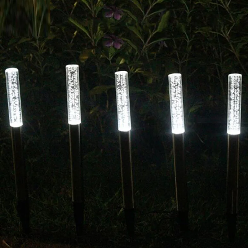 

Outdoor LED Solar Light Garden Lawn Light Garden Waterproof One-Way Acrylic Garden Insert Ground Light Solar Charging led Lamp