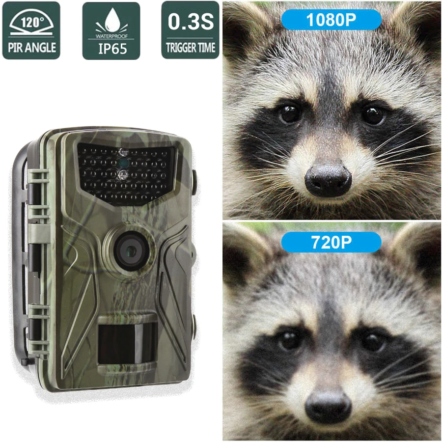 20MP Hunting Trail Camera Wildlife Camera Night Vision Motion Activated Outdoor Trail HC804A Wildlife Scouting