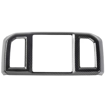 

ABS Carbon Fiber Texture Rear Air Condition Outlet Vent Covers Trim for Ford F150 2016-2020