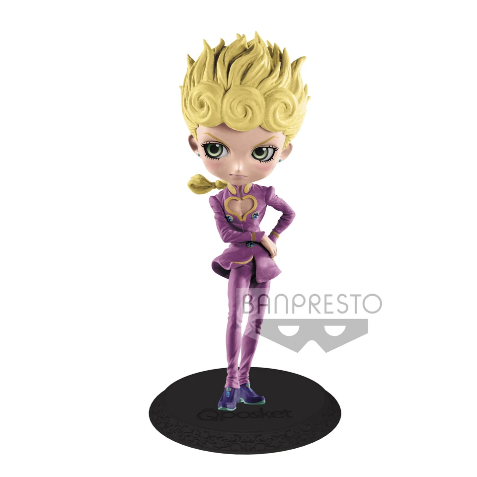 

Tronzo Original Banpresto Q posket GIOGIO Golden Wind Giorno Giovanna PVC Action Figure Model Doll Toys Gift For Christmas