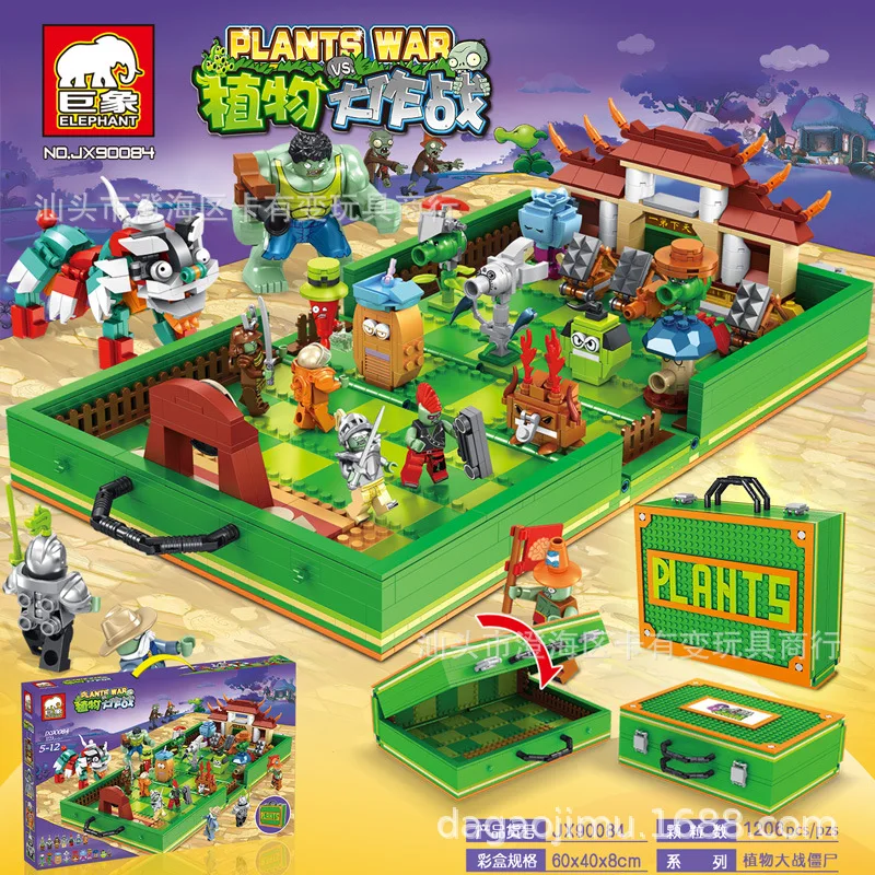 

Plants Vs Zombies Set Kung Fu World Building Blocks Bricks Compatible Gift