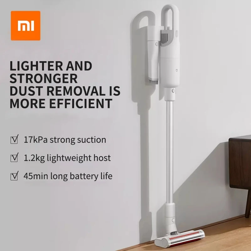 US $158.65 Xiaomi Mijia Handheld Vacuum Cleaner For Home Portable Wireless Cordless Carpet Dust Collector Sweep Mop