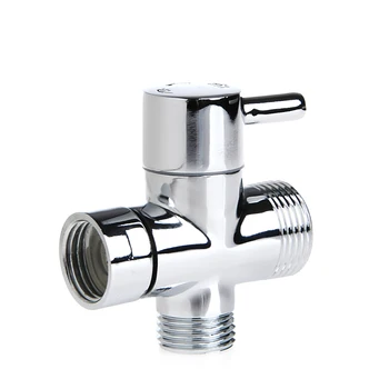 

New T-adapter 3 Ways Valve For Diverter Bath Toilet Bidet Sprayer Shower Head L4MF