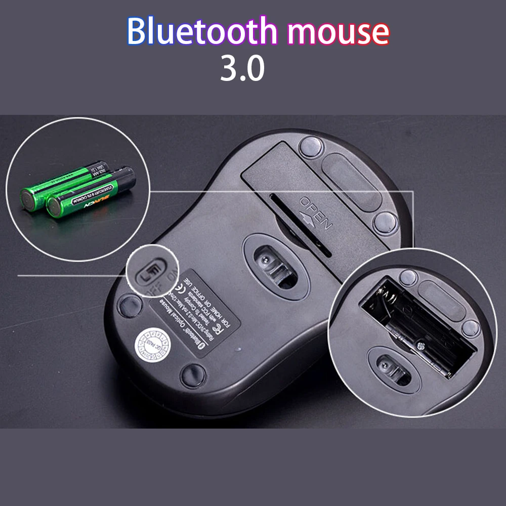 10 м Беспроводная Bluetooth 3,0 мышь для win7/win8 xp macbook iapd Android планшеты компьютер notbook аксессуары для ноутбуков 0-0-12