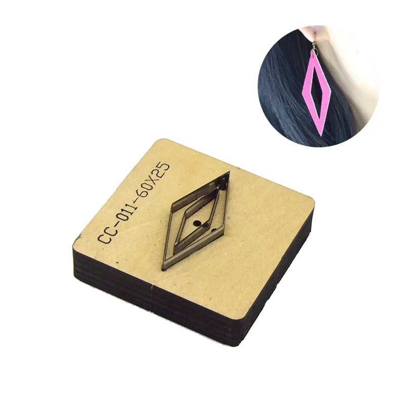 Деревянные высечки Diy серьги выдолбленные подвески из японской стали режущие