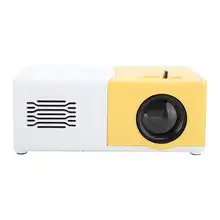 LED Video Projector Home Theater Portable Mini 1080P Projectors Support  USB AV Remote Control for Home Children 100-240V