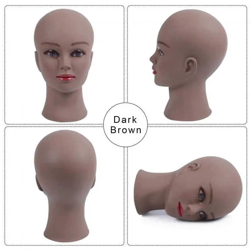 Mannequin Head With Clamp Female For Wig Making Hat Display Cosmetology Manikin Makeup Practice | Шиньоны и парики