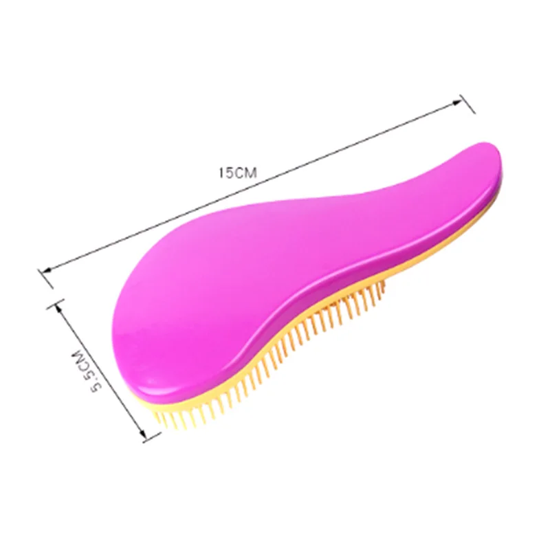 New Fashion Tangle Hair Brush Detangler Comb Hair Brush Professional Magic Straightening Detangling Combs Plastic