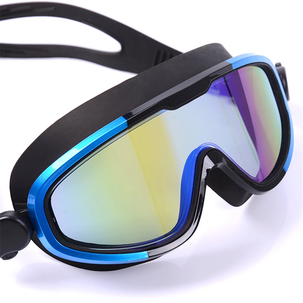 Регулируемые очки для плавания, очки для плавания ясное видение анти туман не протекает УФ-защита для взрослых и молодежи
