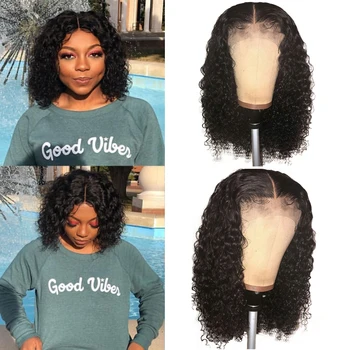 

Fureya Hair 13x6 Lace Front Wigs Brazilian Short Curly Lace Front Human Hair Wigs For Black Women Pre Plucked Hairline