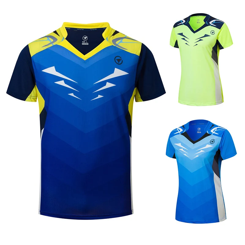 New Badminton shirts Men/Women , Running shirt Tennis shirts , Table tennis t-shirt , Quick dry sports shirts A127