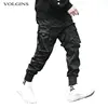 2022 Men Multi-pocket Harem Hip Hop Pants Trousers Streetwear Sweatpants Hombre Male Casual Fashion Cargo Pants Men ► Photo 1/6