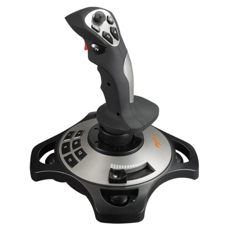 The New 1Pc PXN-2113 Flight Joystick Has 12 Programmable Buttons And Vibration Function For PC Windows XP/7/8/10 System 