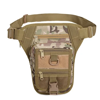 

Men Women Leg Bag Gear Riding Zipper Sport Large Capacity Casual Outdoor Waterproof Multifunctional Adjustable Strap Camouflage